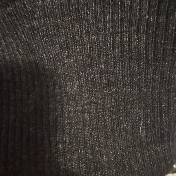 Black Sleeveless Deep V Neck Crochet Knit Tunic Vertigo Paris Large - Picture 4 of 5